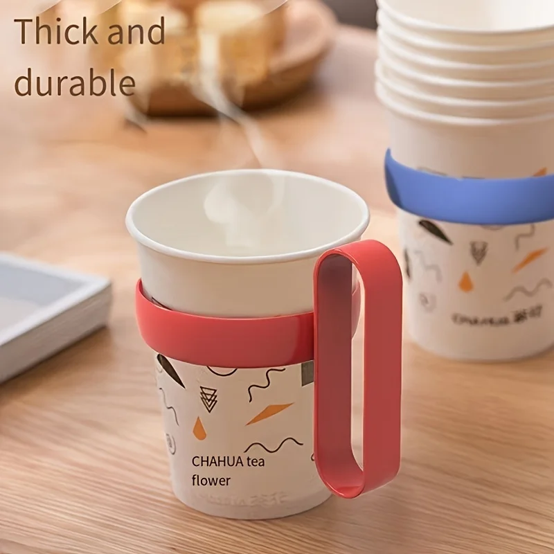 

1Pc Disposable Cups Stand Insulated Cup Holder Glass Glasses Stainless Tumbler Plastic Anti-Scald Mug Coffee Mugs Cup Paper