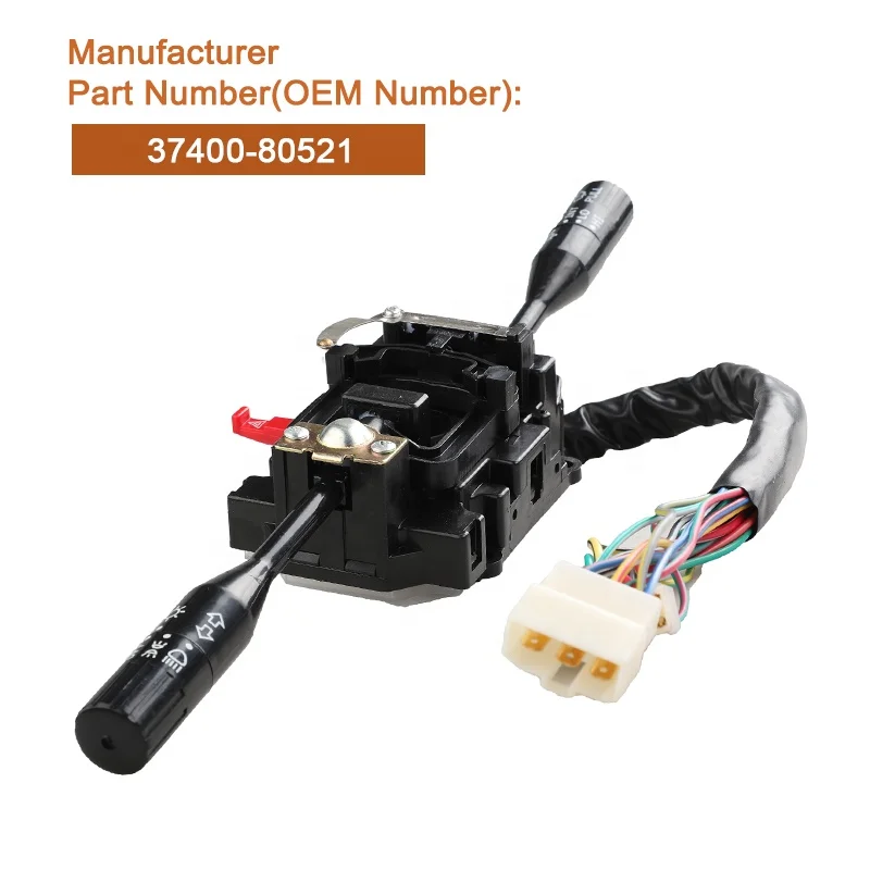 For Suzuki Samurai SJ413 1985-1995 Steering Column Indicator Wiper Combination Switch Assy 37400-80521 Car Parts Accessories view 4