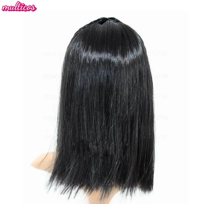 كليوباترا شعر مستعار امرأة مصر الملكة الشعر الأسود خرز ذهبي كليوباترا تأثيري اكسسوارات خوذة الرقص هالوين حفلة لعب الأدوار الباروكات #4