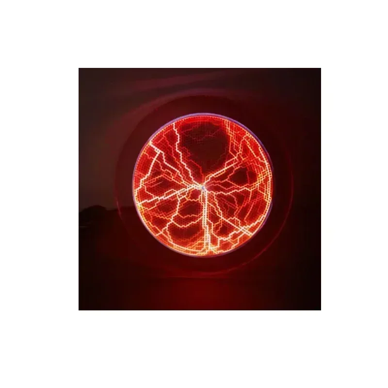 Flash Disk 6-inch Blue Tricolor Lightning Disk Red Green Pink Magic Disk Touch Current Lamp Plas-ma Plate