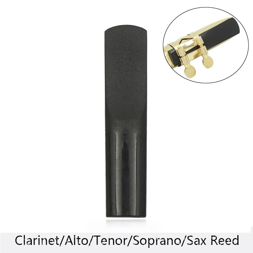 2pcs Resin Clarinet Sturdy Strength 2 5 Woodwind Synthetic Resin Reeds Parts Traditional Flat Clarinet Reeds Woodwind Clarinet