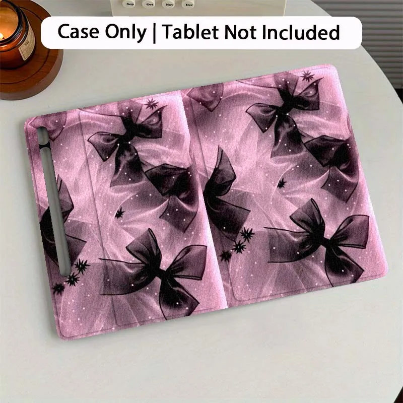 

Pink Bow Pattern Art For Samsung Galaxy Tab S7 S8 S9 S10 FE Plus 12.4 13.1 Inch Tablet Case