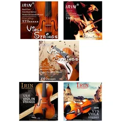 IRIN Violin Strings Viola Cello Strings (E-A-D-G) Nickel Silver Professional Beginners Practice Violin String Violin Accessories