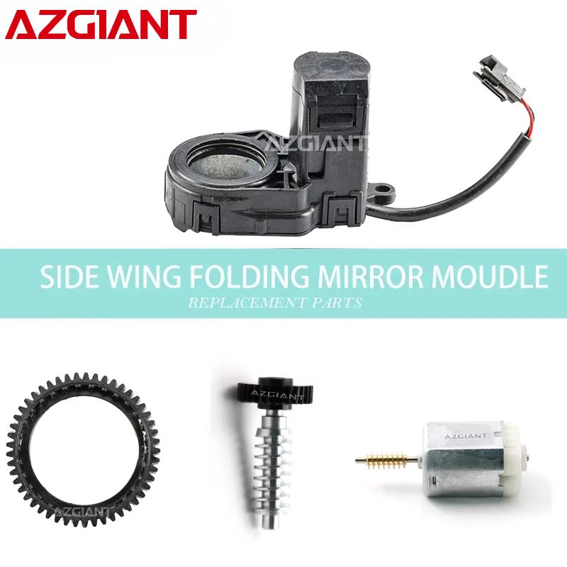 AZGIANT For Seat Leon MK3 2012-2018 Car Exterior Power Folding Mirrors Motor Module Auto Replacement Parts