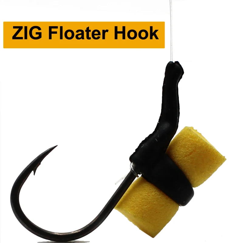 10 Uds. Anzuelos de púas de acero inoxidable con revestimiento de PTFE, anzuelos de pesca de carpa, gancho de carpa sin púas Micro con borde ancho curvo