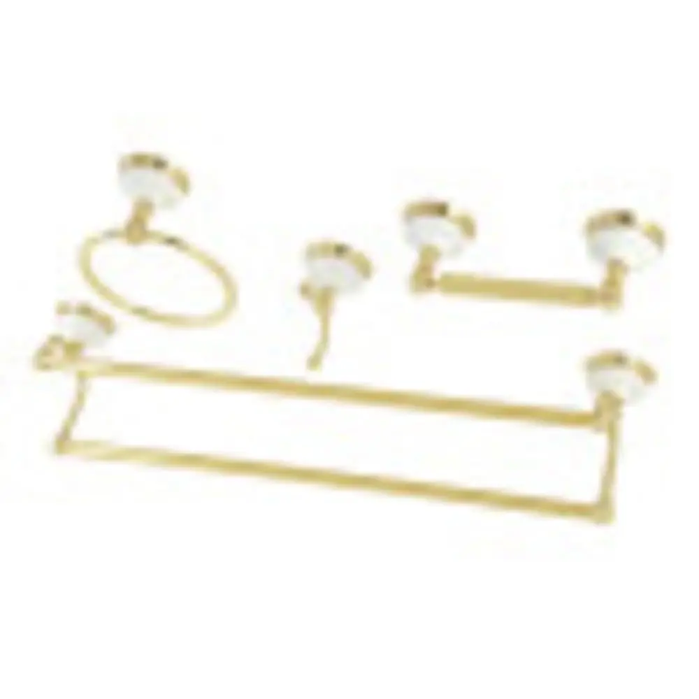 

Bak1113478Pb Victorian Bathroom Hardware Set, 24 H Length, Polished Brass