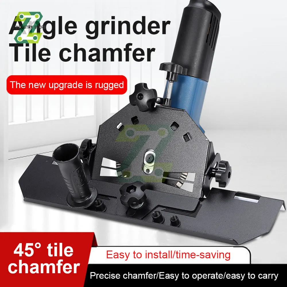 Tiling 45° Angle Cutting Machine for 115/125 Type Angle Grinder Chamfer Bracket Ceramic Tile Cutter Seat Chamfer Corner Cutting