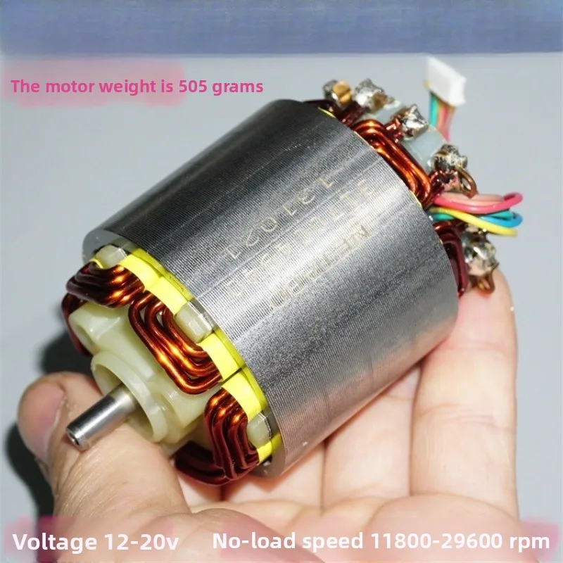 

High Power Brushless Motor Tool Neodymium Strong Magnetic Inner Rotor High Speed Brushless Motor 12-18V 1000W