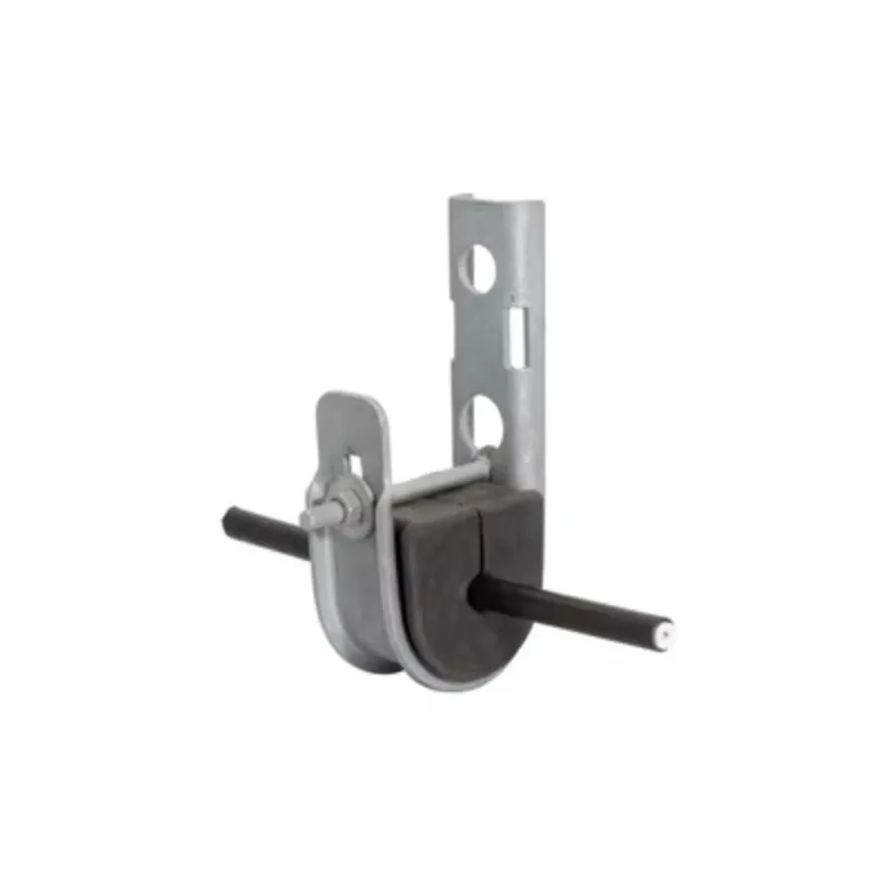10-15mm FTTH J-Hook Suspension Clamp Professional Fitting For ADSS Fiber Optic Cable Outdoor Suspension Fixing
