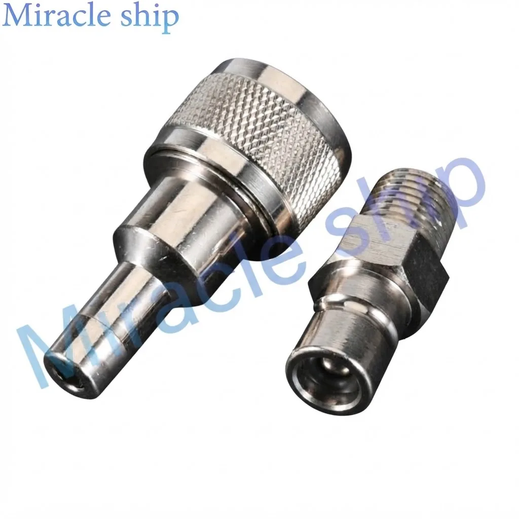 ホンダ用、船外機燃料ラインコネクター-033498-10-033496-10。3-8インチ、1-4インチnpt雄ねじ、タンク側、クロムメッキ仕上げ。交換用。