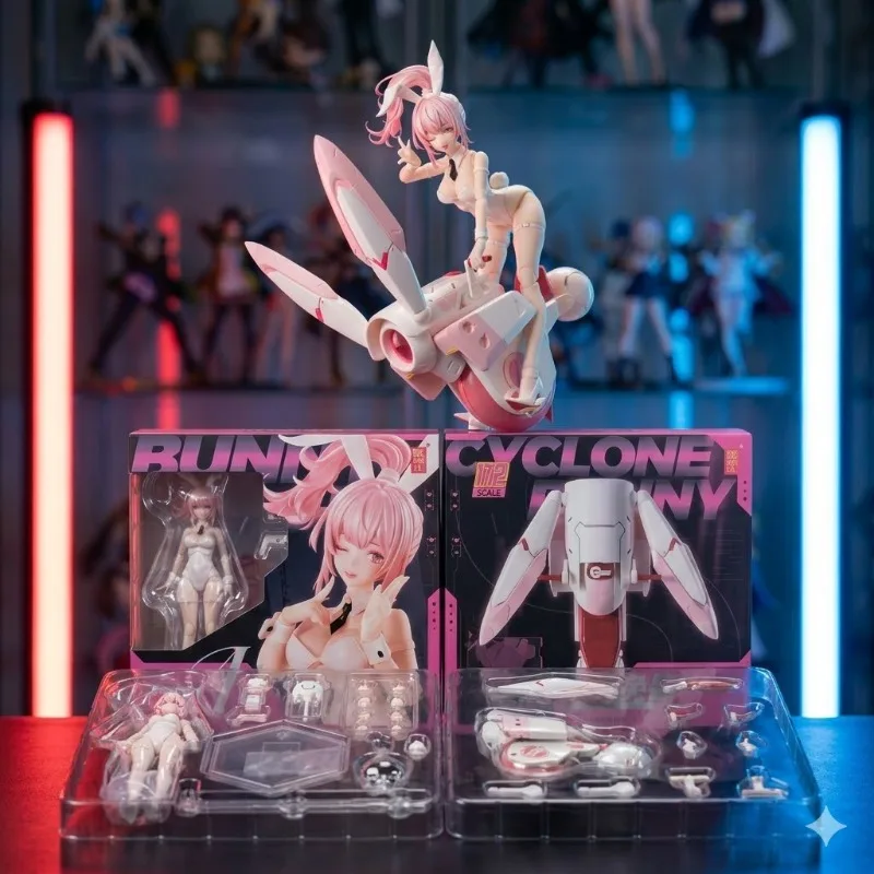 

In Stock 100%Original Snail Shell 1/12 Painted Action Figure Aileen Locomotive Bunny Girl Anime Action Figures Collection Model