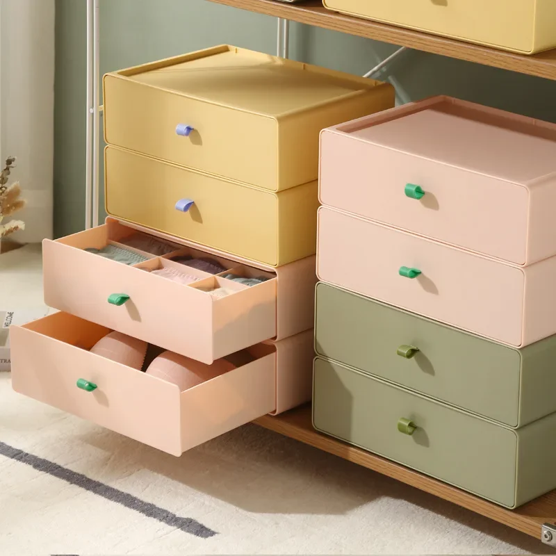 Office Storage Boxes Bins Receive A Case of Underwear Socks Underwear Artifact Underwear Bra Drawer Triad Sorting Box Frame Home