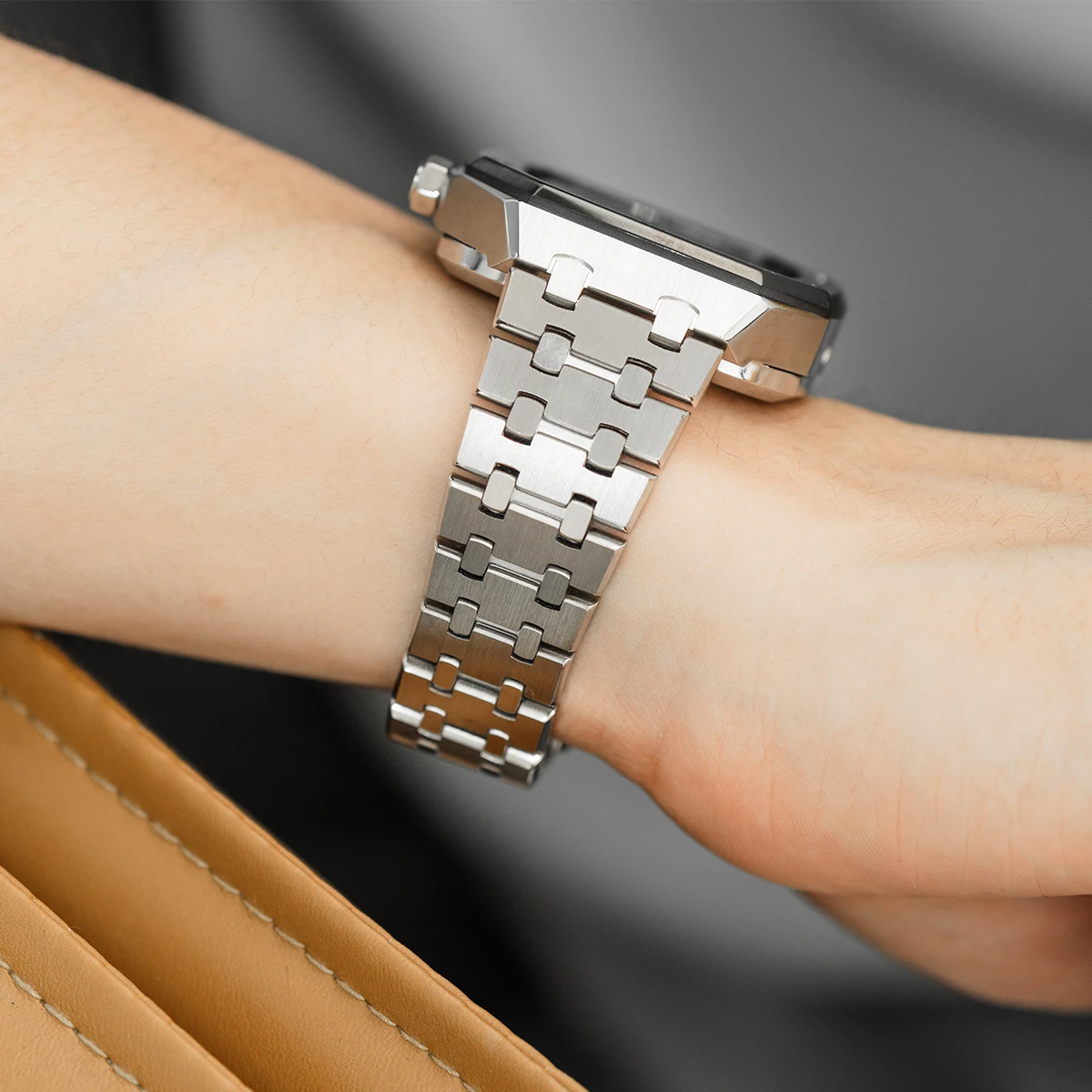 Modification Mod Kit for Apple Watch 9 8 7 Luxury Case Strap 45mm 44mm Metal Bezel Frame for iwatch Series 6 5 4 SE Accessories