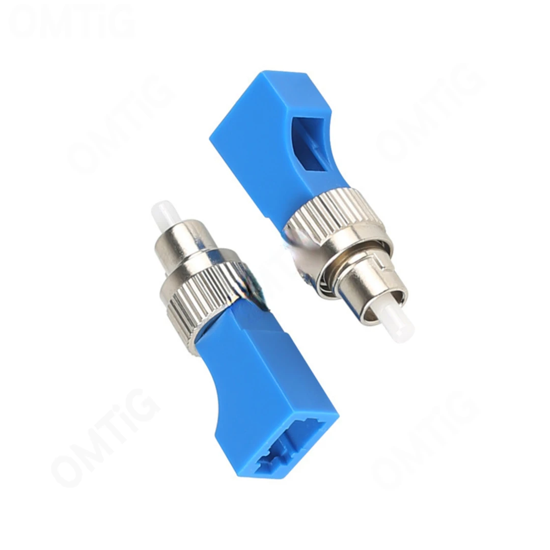 Fiber optic power meter coupler LC/UPC female to FC/UPC male hybrid converter adapter 2pcs/lot