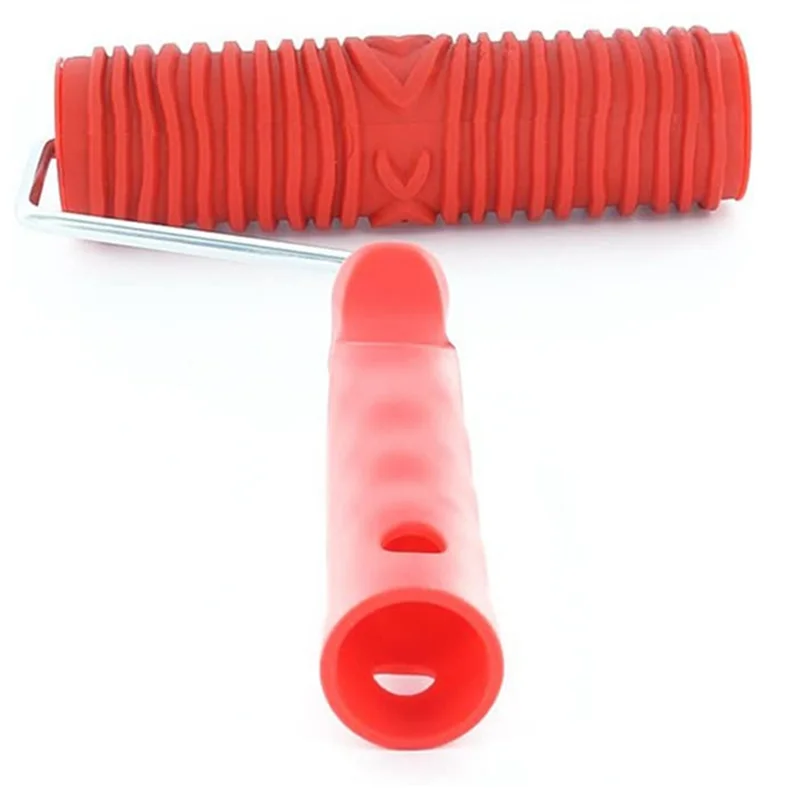 

AB35-2Pcs 7-дюймовый малярный валик DIY инструмент для украшения стен 7 дюймов для текстурированного деревянного зерна