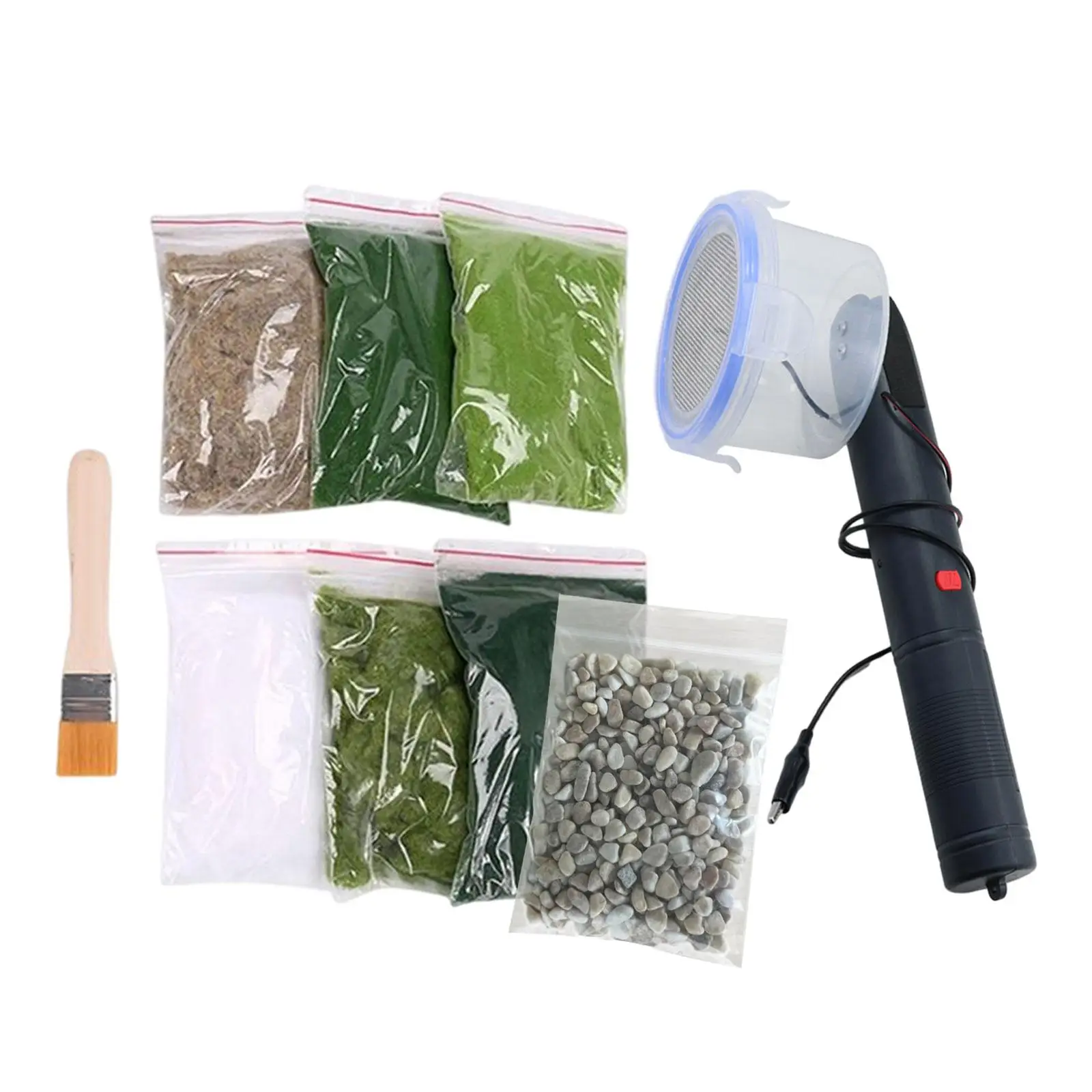 Static Grass Applicator Modeling Accessory Flocking Kits for Landscaping Layout Diorama DIY Project Railway Terrain Modeling