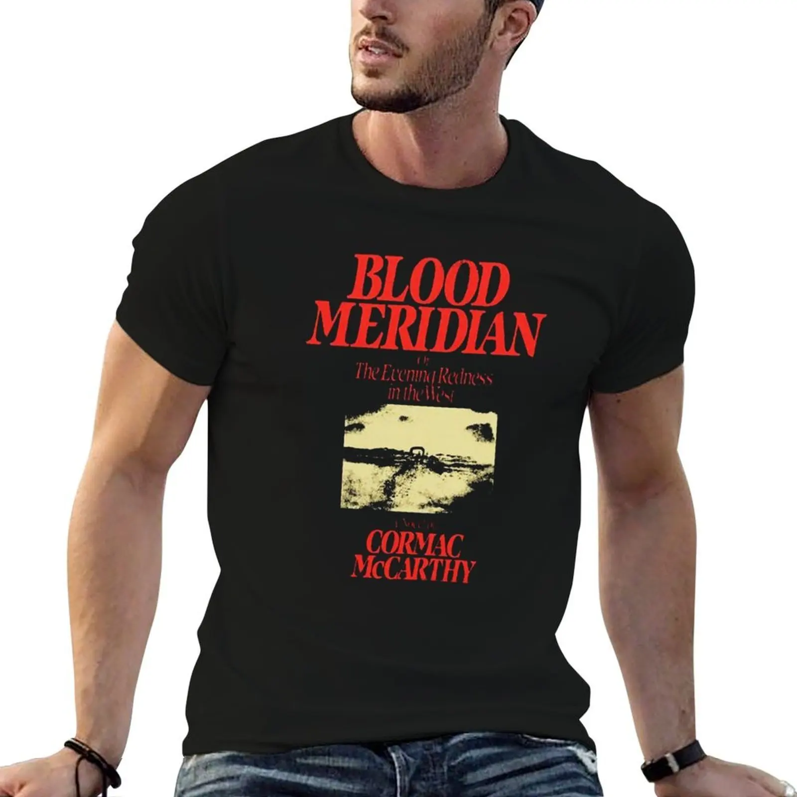 

man for graphic T-Shirt Blood t man for shirts cotton Meridian Mccarthy funny cotton Cormac tees shirts shirts t funny t