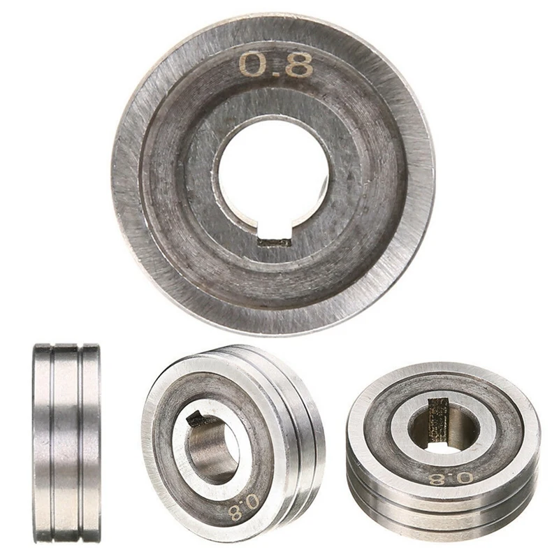 High Precision Fio Feed Roda, Soldador Mig Roda Wire Drive, 0.6X0.8