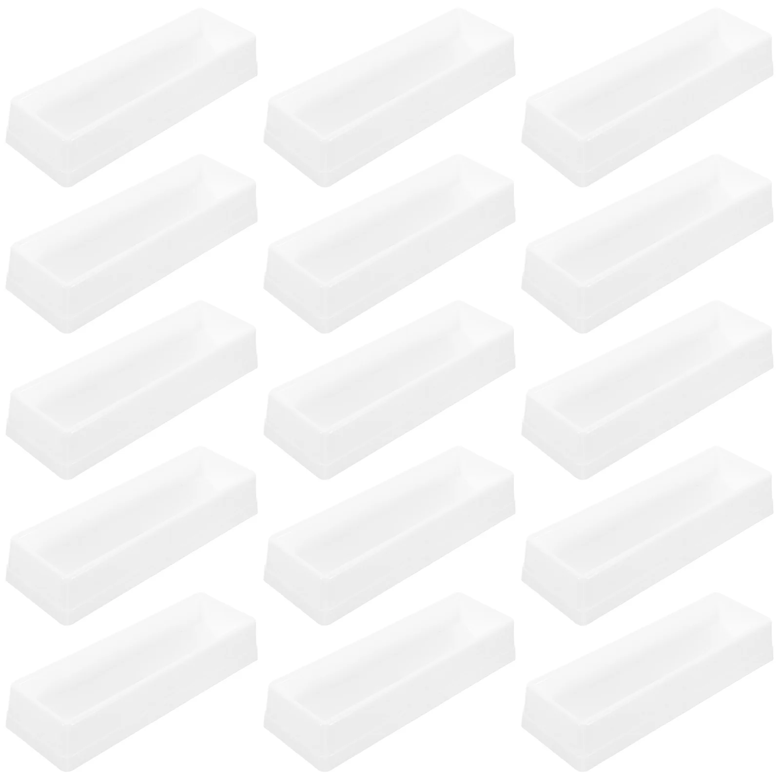 

25Pcs Lab Sample Tubes Durable Plastic Transparent Reagent Loading Trays Precision Liquid Handling for Molecular Biology