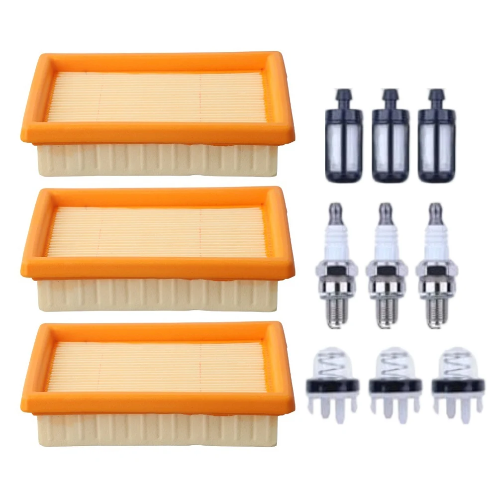 Air Filter Replacement For Blower Maintenance Kit Size No BR800 Tune-up Kit Easy Snap-in Installation 3 Fuel Gas Filters