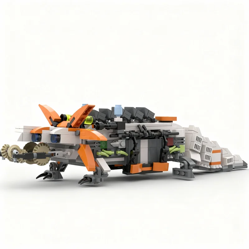 

498pcs MOC Horizon Axolotl Adventures Model Building Blocks Construction Toy Christmas Gifts DIY Creative Idea Education Brick