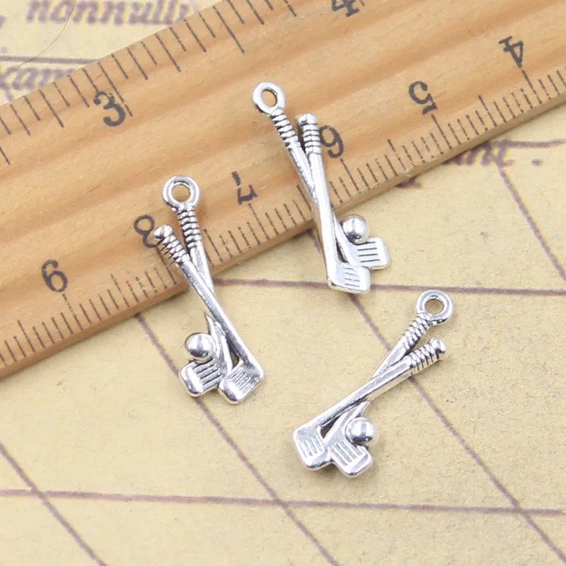 30pcs Charms Golf Club 22x8mm - огляд і ціна Vintage Fashion Club Photos