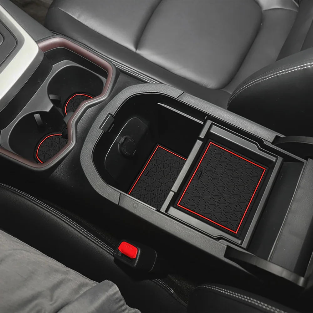 For Toyota RAV4 Car Door Slot Mats Non-Slip Car Gate Groove Pads Cup Holder Coasters 2019 2020 2021 2022 2023 2024 Anti Slip LHD