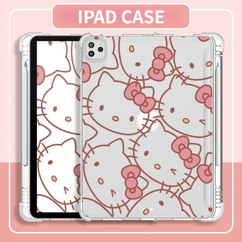 Sanrio Hello Kitty Case for IPad 10th Generation Case 2022 6th 8th 9th 7th 10.2 for IPad Pro 11 12.9 Air 5 4 3 Mini 4 5 Cute New