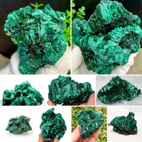 Big Size Natural High Quality Malachite Raw Stone Mineral Specimen Crystal Healing Stones Gemstone Collectible for Room Decor