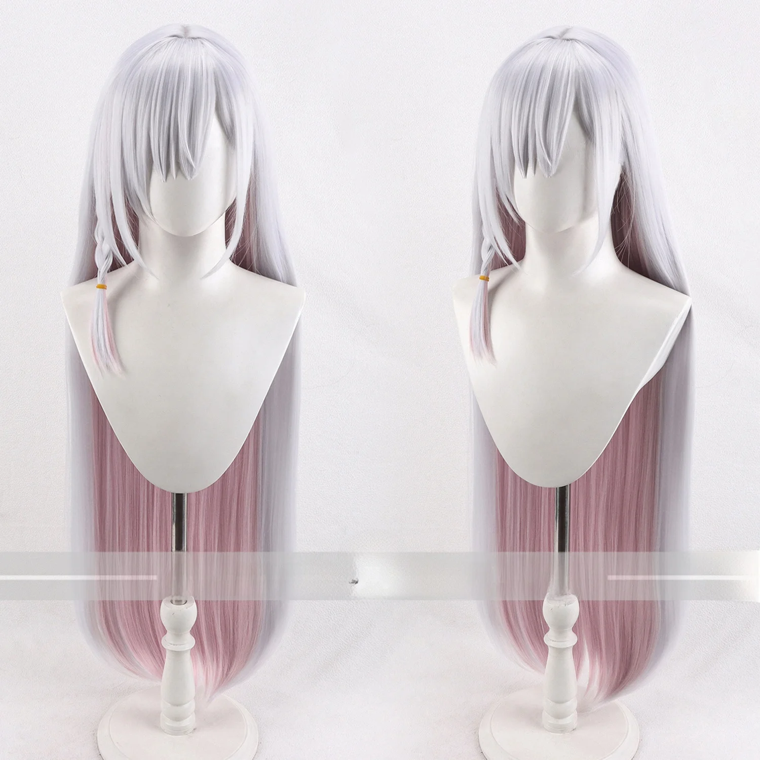 リンカーン-プラナ-コスプレウィッグ-デュアルトーンカラー-ヘアトップハット-パーティーパフォーマンスやマジックショー用-ブルーアーカイブ-コスプレアクセサリー