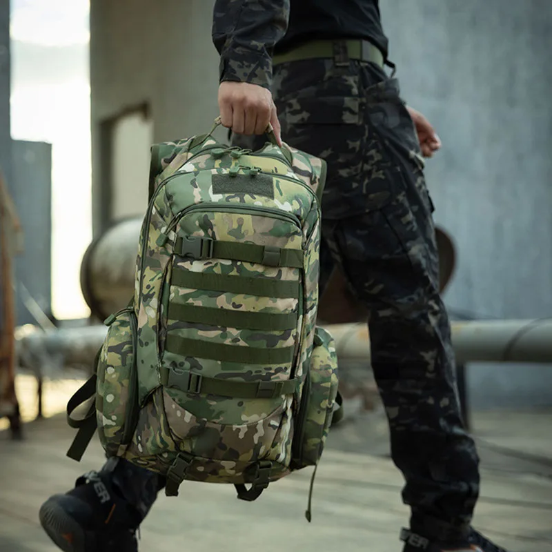 Imagem -02 - Mochila de Montanhismo e Caminhada da Oulylan para Homens e Mulheres Grande Capacidade Camo Touring Army Outdoor Tactical Bolsa Novo