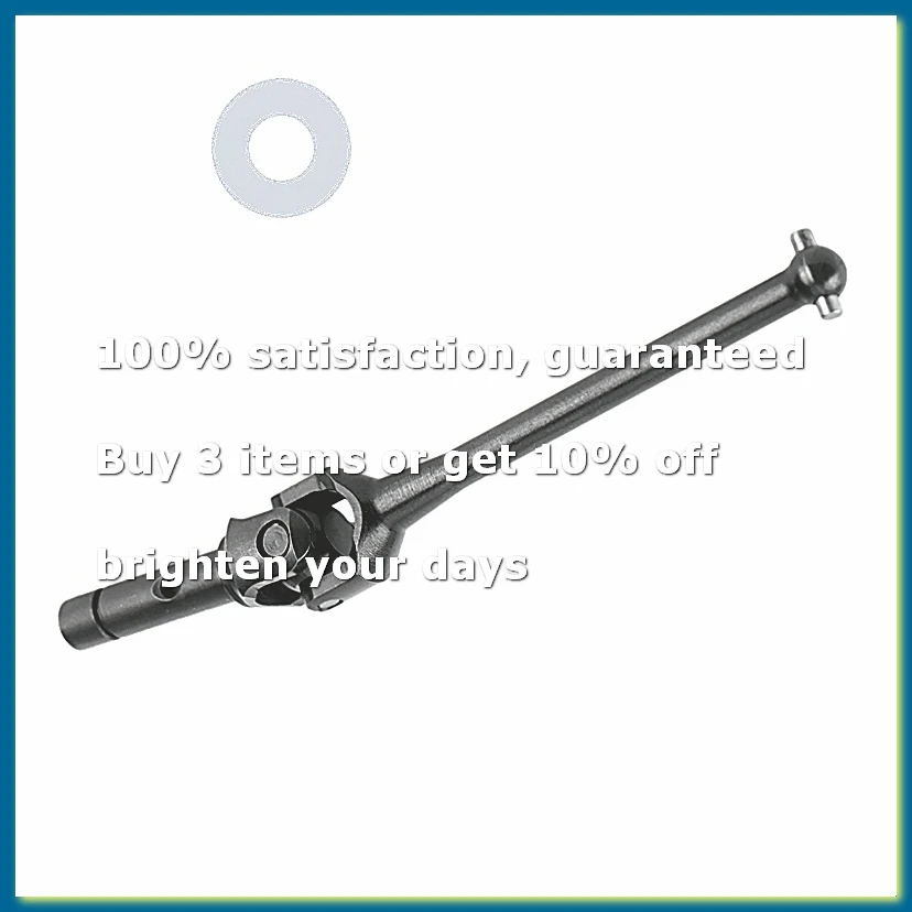 2Pcs Metal Front Drive Shaft CVD for Yikong YK4102 YK4103 CR3.4 KHAMBA 1/10 RC Crawler Car Upgrade Parts