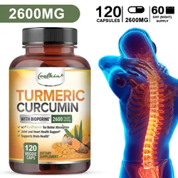 Triple Strength Turmeric Capsules with BioPerine 95% Curcumin Complex Supplement