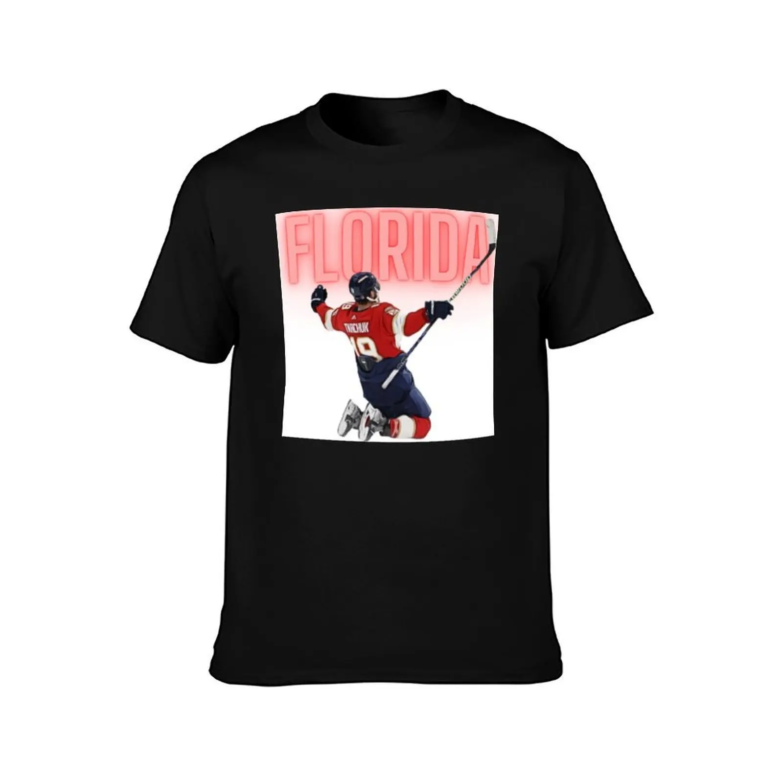 Matthew Tkachuk T-Shirt, Summer Casual Cotton Tee, Oversized Streetwear Tops, Vintage Graphic Print, Loose Fit Short Sleeve