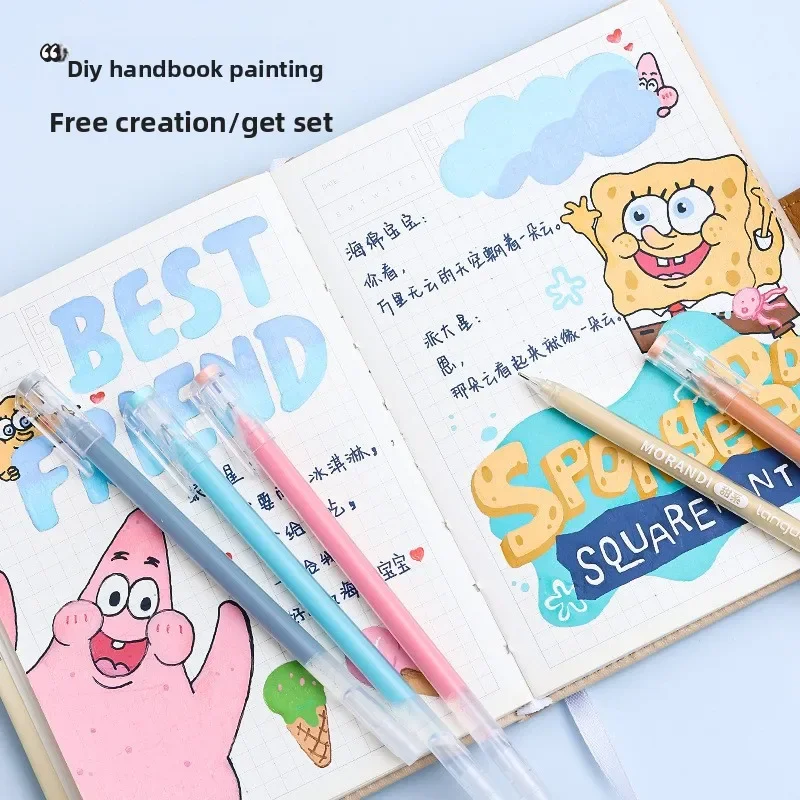 مجموعة أقلام جل لكتابة القرطاسية اللطيفة واللوازم المدرسية وإكسسوارات المكتب وأقلام الحبر الناعمة للطلاب على طراز الطيار