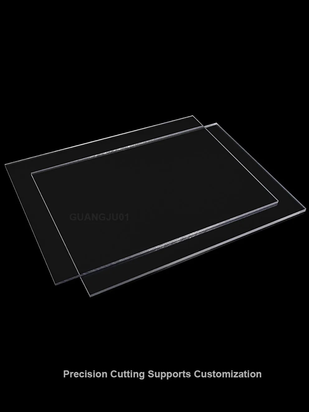 0.3~10mm Thickness PVC Plate High Transparent Plastic Sheet Hard Board DIY Material 100x100 100x200  200x200 200x300 210x297mm