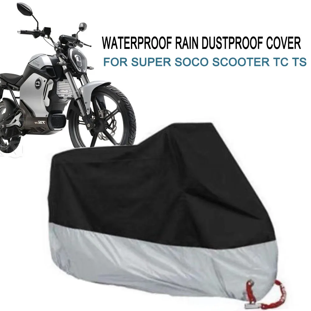 

For Super SOCO Scooter TC TS Motorcycle Cover Outdoor Uv Protector Season Waterproof Rain Dustproof Cover