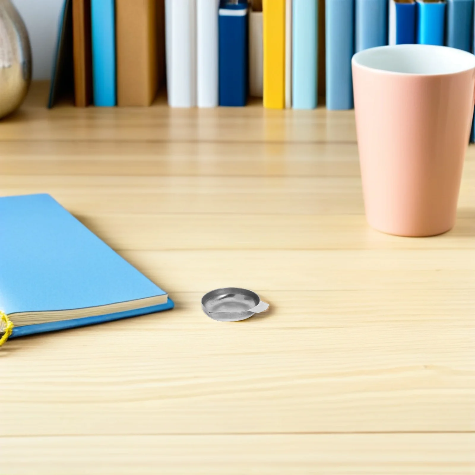 

5pcs Stainless Steel Scale Pans Narrow Spout For Powder Liquid Jewelry Weighing Lab Precision Measurement Teaching Equipment