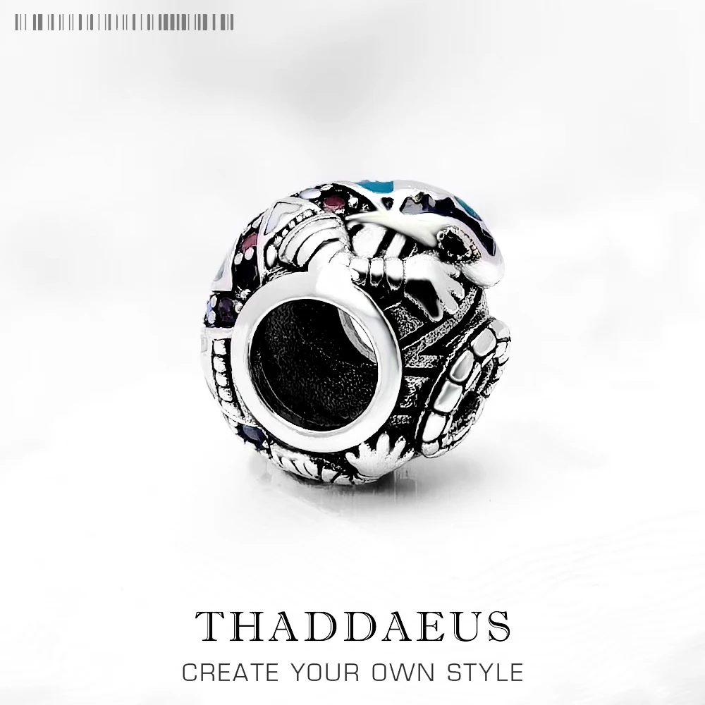 

Beads Lizard New 925 Sterling Silver Strength Gift Karma Charms European Jewelry Accessories