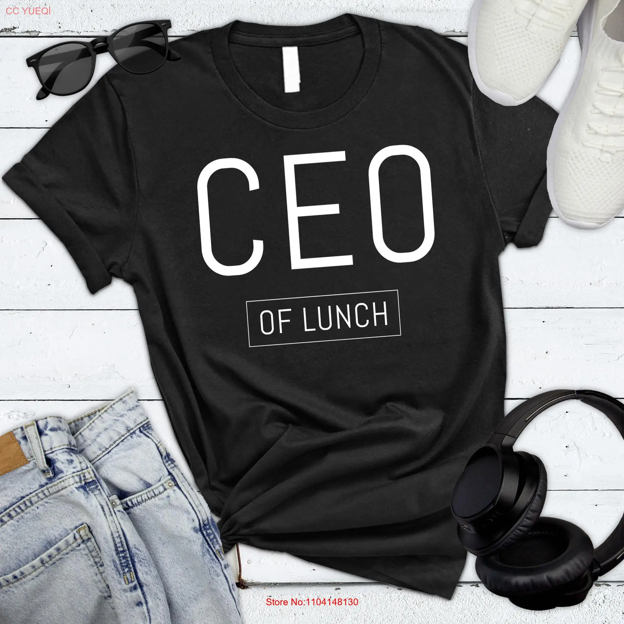

Ceo Of Lunch T Shirt Funny Mom The House Quote Household Family Life long or short sleeves