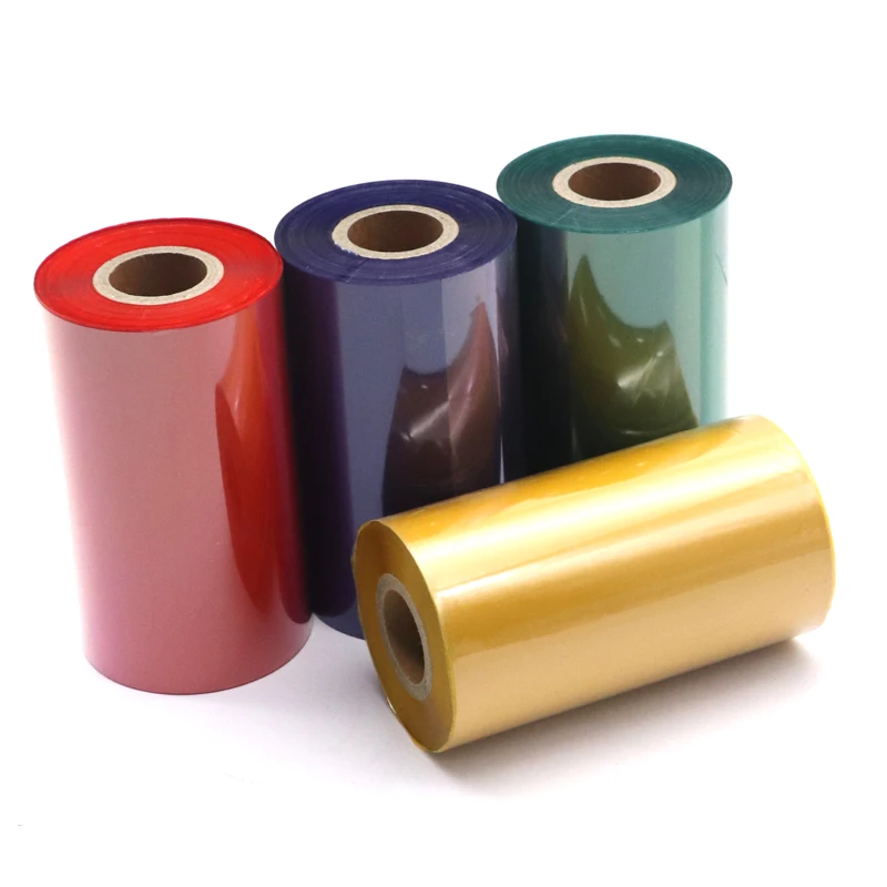 Red 110mm×300m Color Barcode Printing Thermal Transfer Ribbons Wax110mm 300m red blue green Yellow white