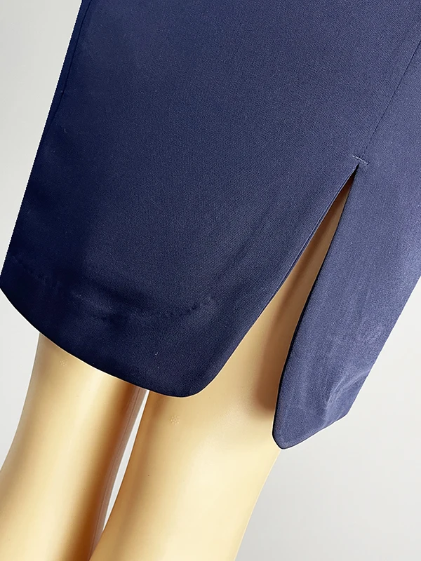 Slim Fit High Waist Sexy Office Uniform Straight Tube  Skirt Women's Business Casual High Waist Skin-friendly Breathable