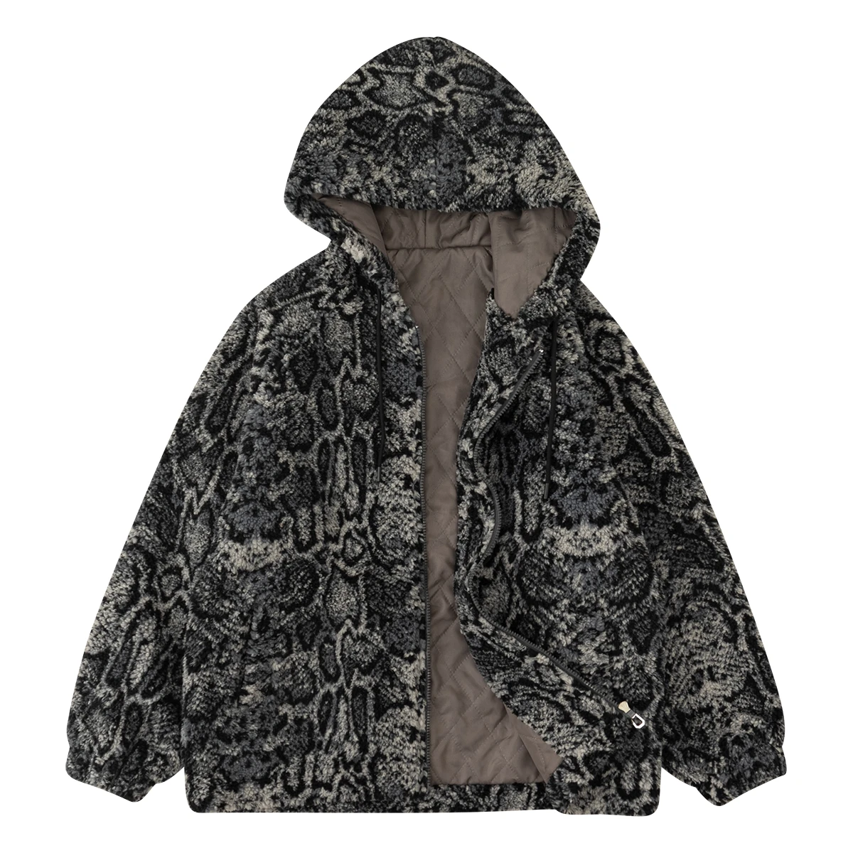 New Y2K Harajuku Tracksuit Men's Hip Hop Over-Sized Hoodies Two-Piece Set Retro Snake Print Sweatshirts Mens Streetwear Clothing