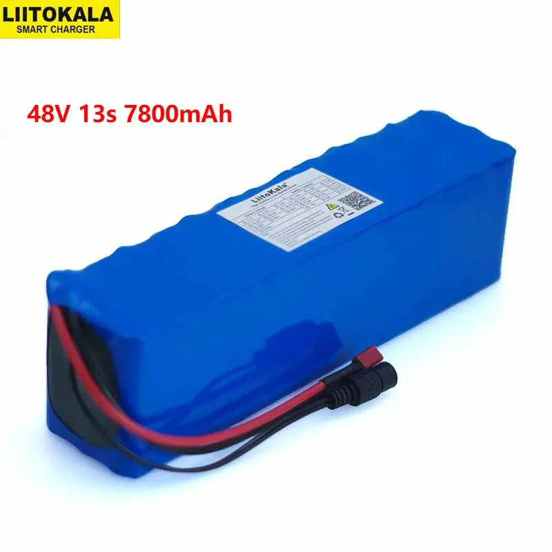 LiitoKala 48V 7.8ah 13s3p High Power 7800mAh 18650 แบตเตอรี่ไฟฟ้ารถจักรยานยนต์ไฟฟ้า DIY แบตเตอรี่ BMS