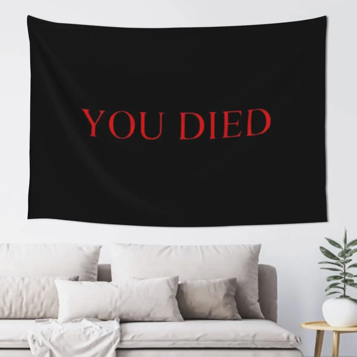 

YOU DIED Tapestry Room Decorations Aesthetics Wall Hanging Tapestry