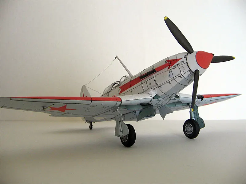 1:32 Scale Soviet Union Mikoyan MiG-3 DIY Handcraft PAPER MODEL KIT Puzzles Handmade Toy DIY