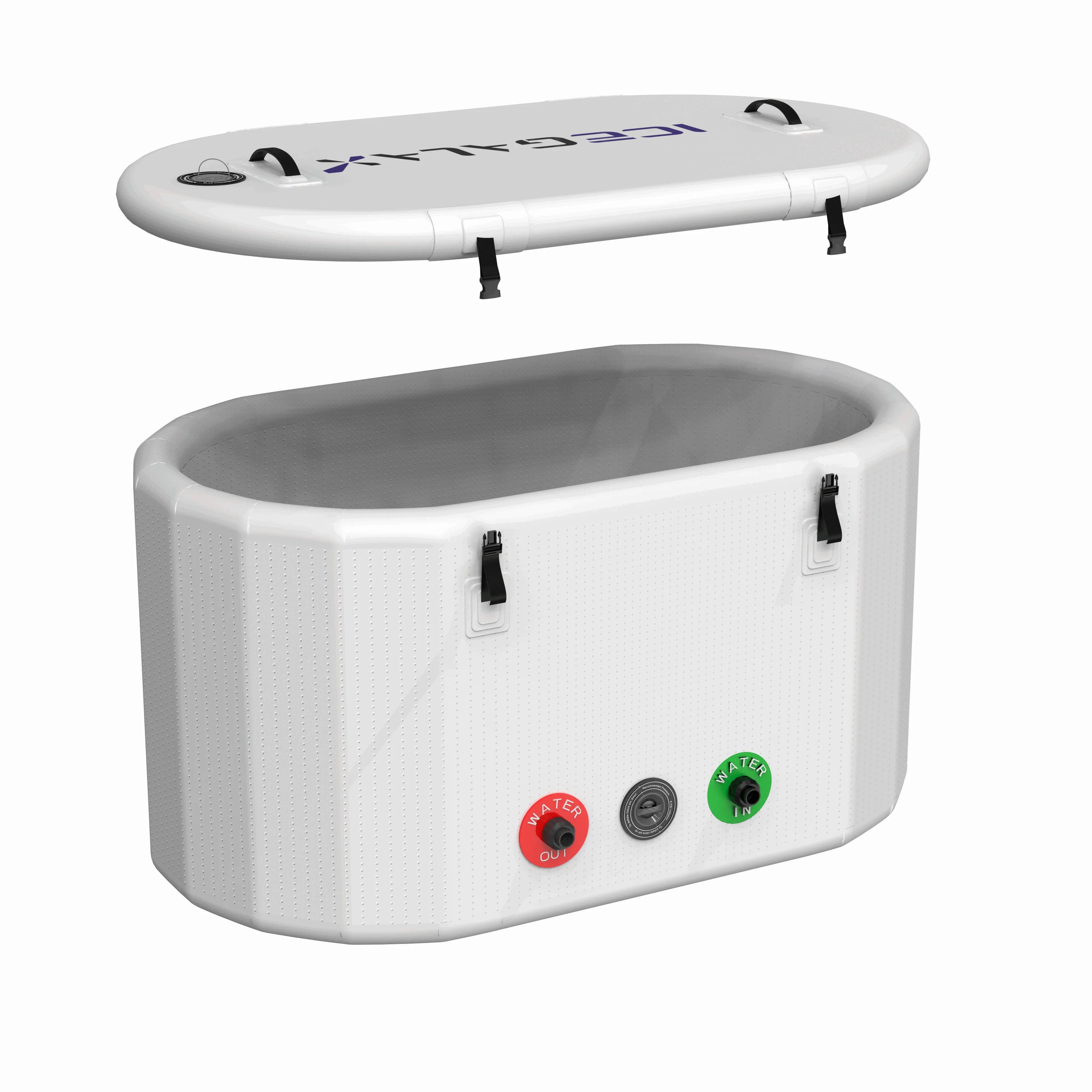 Custom High Quality Inflat Home Spa Ice Bucket Bath Tub Ice Pvc Recovery Pod Cold Plunge Ice Bath Tub With Chiller