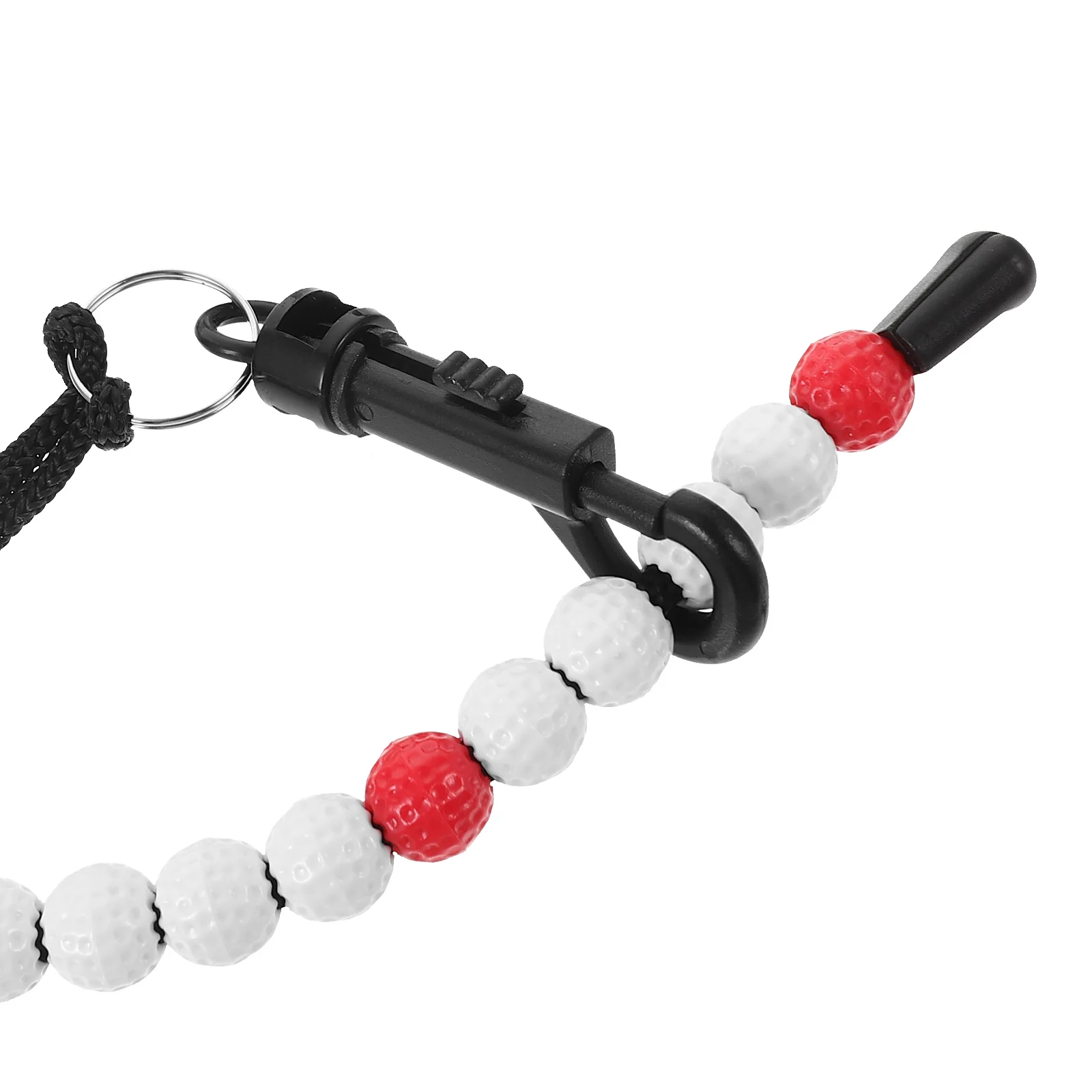 

2pcs Stroke Portable Golfing Scoring Chain Score Counter For Women Bead Score Counter Chain Golf Training Tool Outdoor Golf