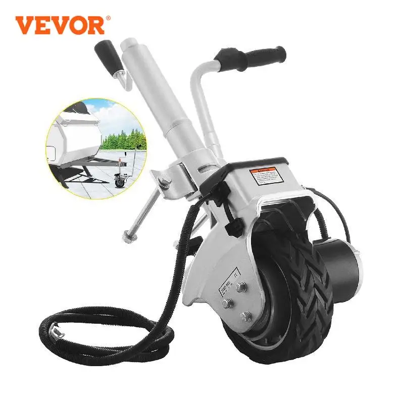 VEVOR 350W Trailer Mover 12V Electric Trailer Jack Max Vehicle Load 5000 lbs Trailer Jockey Wheel Utility Motorised jockey Wheel