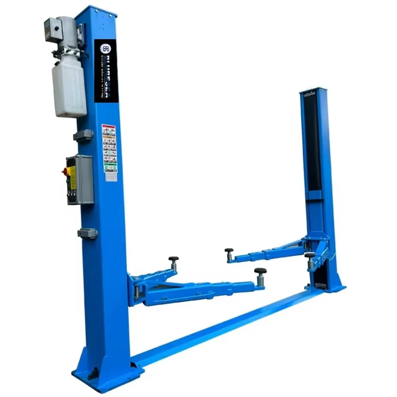 4 Tons Hydraulic Electric Lock Two Post Car Lift Vehicle Elevator Hoist for Auto Maintenance Workshop